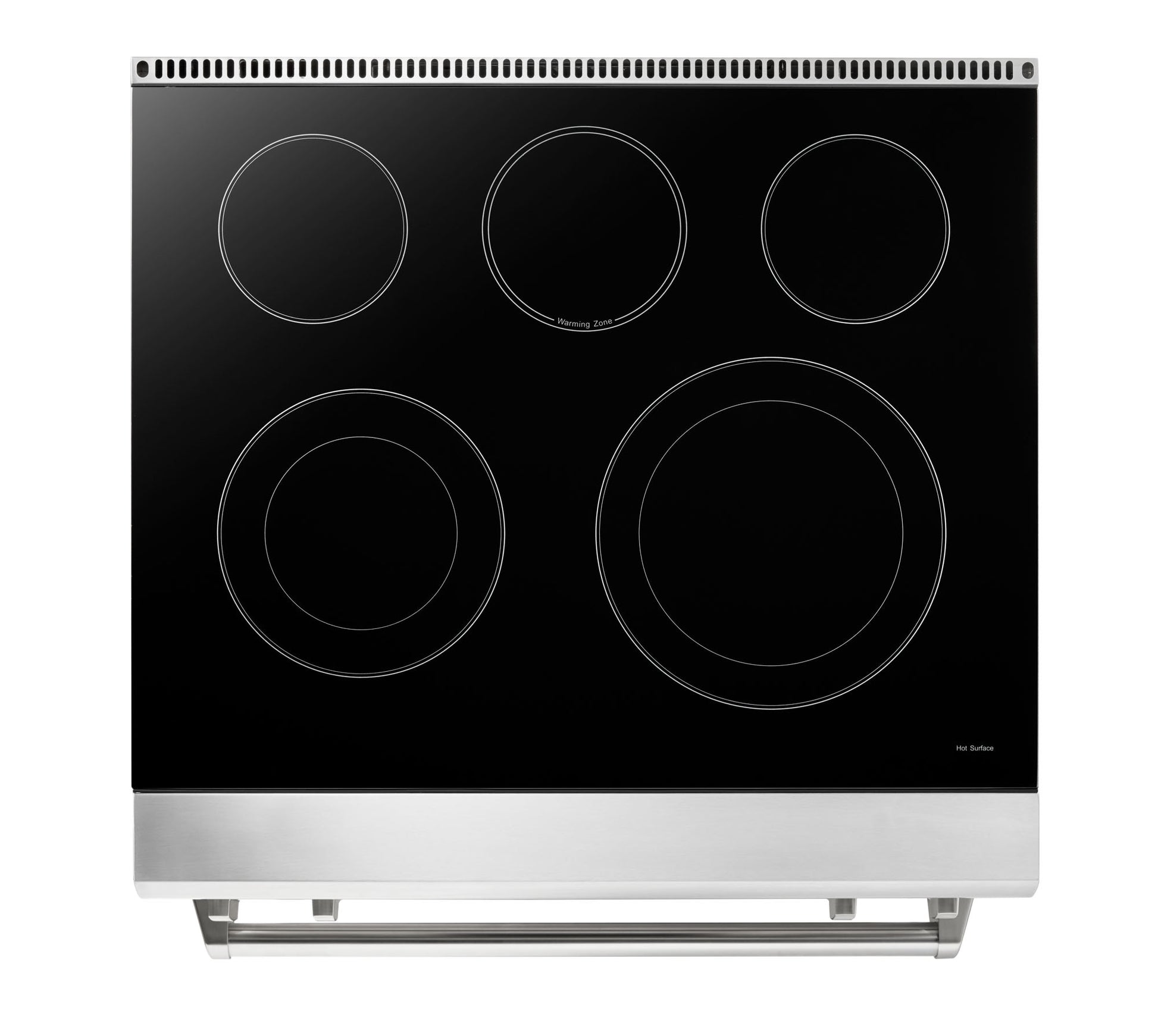 Thor Kitchen 30-in Glass Top 5 burners 4.55-cu ft Air Fry Convection Oven Freestanding Electric Range Stainless steel )