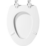 Mansfield Wood White Elongated Toilet Seat, 1311746 000   3649427  *HD2509, Retail: $23.98, FINAL PRICE: $14.99 + TAX