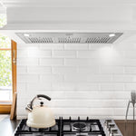Cosmo 36 inch Ducted 380-CFM Stainless Steel Insert Under Cabinet Range Hood