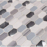 Harlow Picket 12x13  Mosaic, 9.9sf, 10 pcs, 45 lbs, FINAL PRICE: $11.99/pc, $119.90/box + Tax