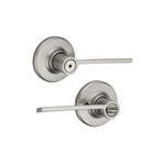Kwikset Ladera Bed/Bath Lever in Satin Chrome, 93002-056, FINAL: $25.99