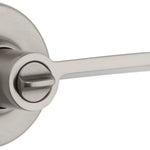 Kwikset Ladera Bed/Bath Lever in Satin Chrome, 93002-056, FINAL: $25.99