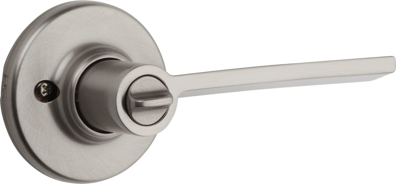 Kwikset Ladera Bed/Bath Lever in Satin Chrome, 93002-056, FINAL: $25.99