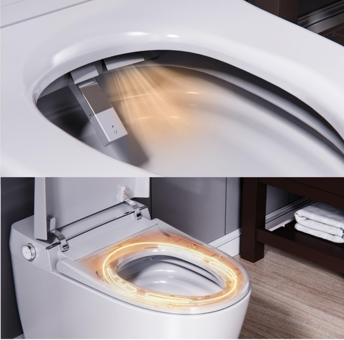 VYL50 Duko Smart Toilet with Bidet Built In, FINAL PRICE: $599.99 + Tax
