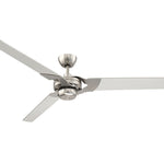 62-5085-3SV-SN Monfort 62-inch 3-Blade Ceiling Fan SATIN NICKEL, MSRP: $316.80, CLEARANCE DISCOUNT! LOC: Savoy-C