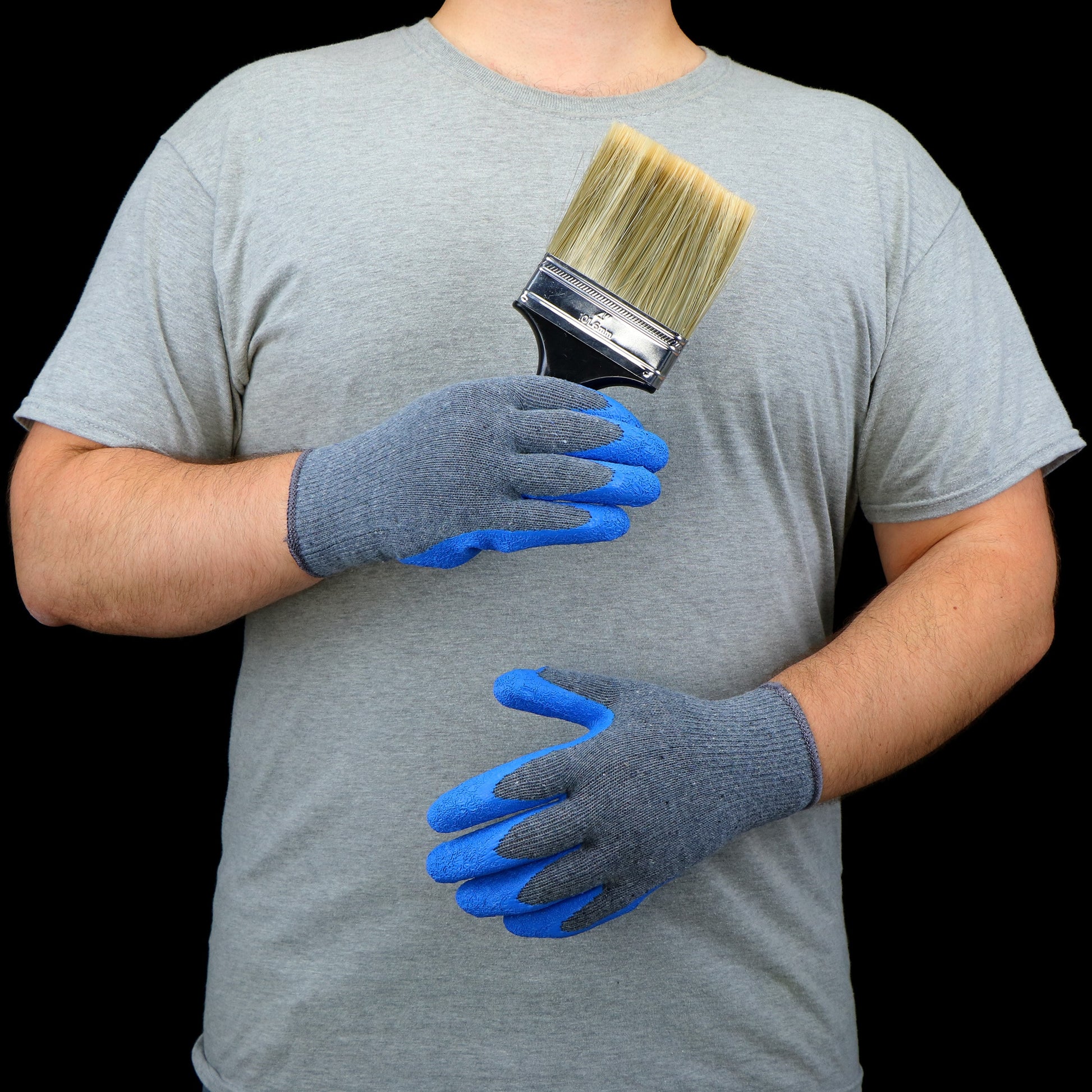 Project Source Small Blue Latex dipped Poly/Cotton Construction Gloves 1 -Pairs