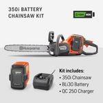 Husqvarna Power Axe 350i 40-volt 18-in Battery 7.5 Ah Chainsaw Battery + Charger Included, 970601202 #5203575  *JR2512, Retail: $479.99, FINAL PRICE: $349.99 + TAX