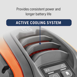Husqvarna Power Axe 350i 40-volt 18-in Battery 7.5 Ah Chainsaw Battery + Charger Included, 970601202 #5203575  *JR2512, Retail: $479.99, FINAL PRICE: $349.99 + TAX