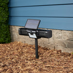 BELL + HOWELL 110 -Degree 3 -Wattage Equivalent Solar LED Black 1 -Head Motion-Activated Flood Light with Timer 240 -Lumen