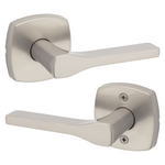 Kwikset Signature Series Tripoli Satin Nickel Interior or Hall/Closet Passage Door Handle