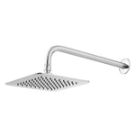 Project Source 1.0 -Spray Chrome 7.87-in Square Rain Shower Head 1.8 GPM