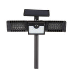 BELL + HOWELL 110 -Degree 3 -Wattage Equivalent Solar LED Black 1 -Head Motion-Activated Flood Light with Timer 240 -Lumen