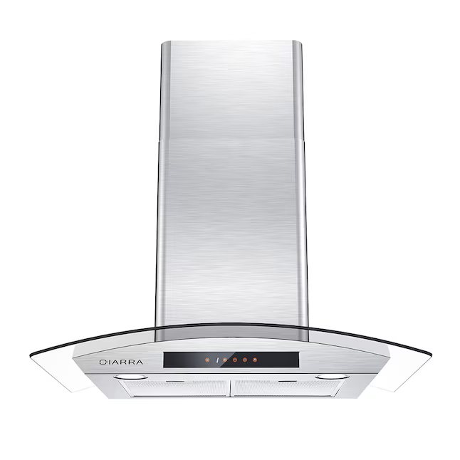 CIARRA 30-in Convertible 450-CFM Stainless Steel Wall-Mounted Range Hood, CAS75502 *JR2507, Retail: $429.99, FINAL PRICE: $279.99 + TAX