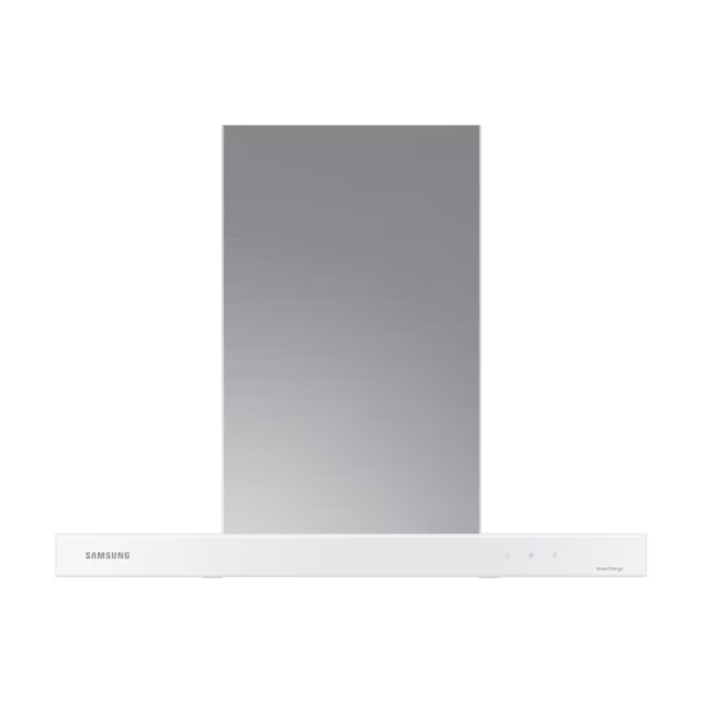 Samsung Bespoke 30-in Convertible 390-CFM White Glass Wall-Mounted Range Hood with Charcoal Filter, NK30CB600W12 *JR2511, Retail: $1,049.00, FINAL PRICE: $429.99 + TAX