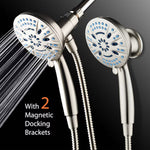 AquaCare 8.0 -Spray Satin Nickel Handheld Shower Head 2.5 GPM