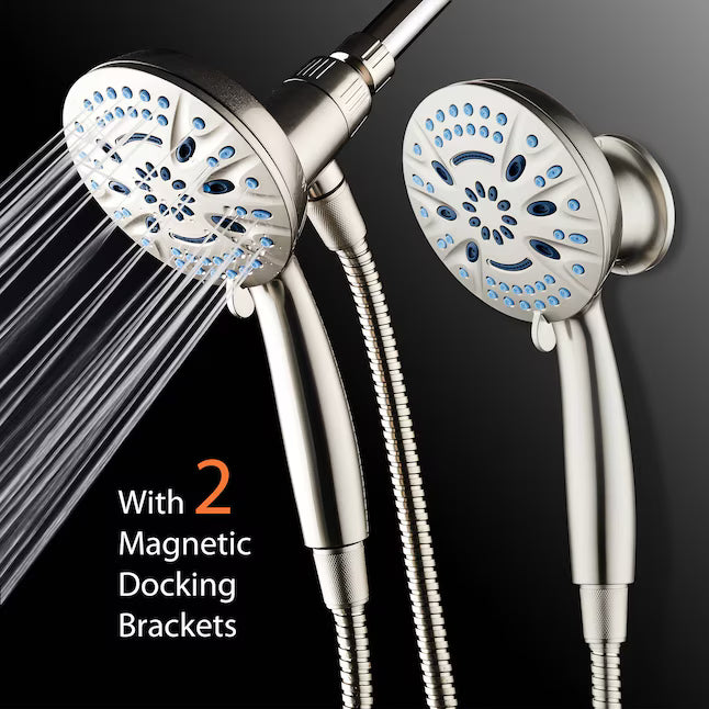 AquaCare 8.0 -Spray Satin Nickel Handheld Shower Head 2.5 GPM