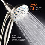 AquaCare 8.0 -Spray Satin Nickel Handheld Shower Head 2.5 GPM