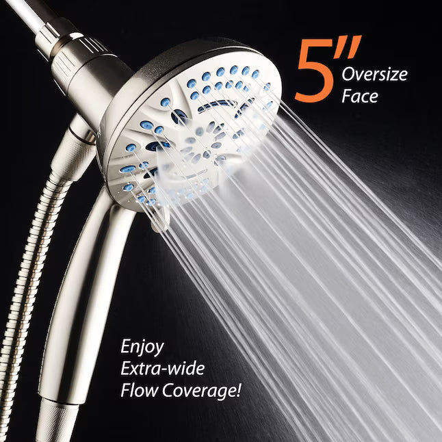 AquaCare 8.0 -Spray Satin Nickel Handheld Shower Head 2.5 GPM