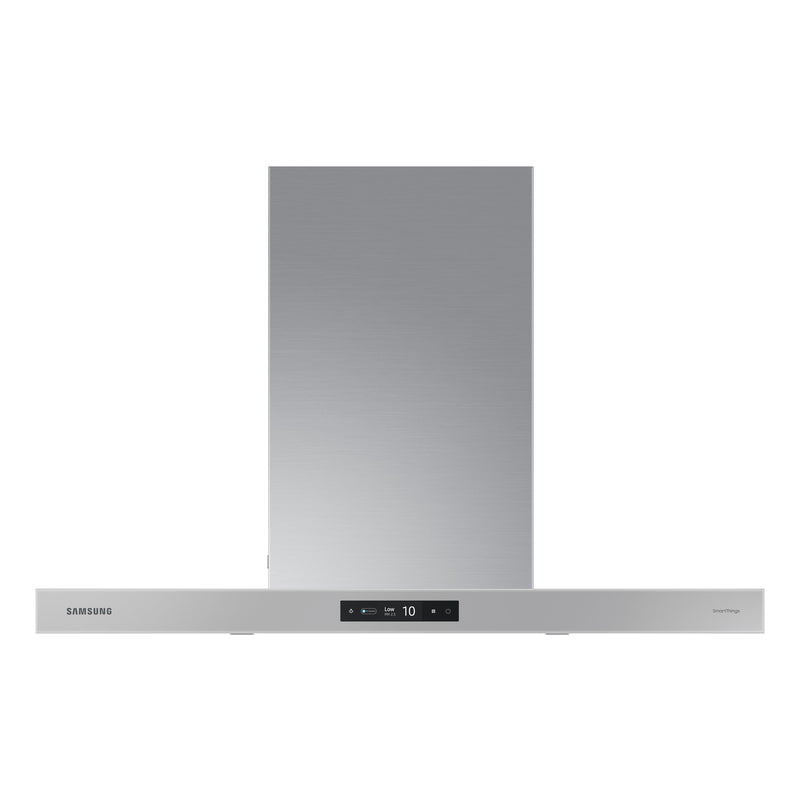 Samsung 36 inch Convertible 390-CFM Gray Wall-Mounted Range Hood