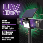 BELL + HOWELL 110 -Degree 3 -Wattage Equivalent Solar LED Black 1 -Head Motion-Activated Flood Light with Timer 240 -Lumen