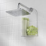Project Source 1.0 -Spray Chrome 7.87-in Square Rain Shower Head 1.8 GPM