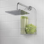 Project Source 1.0 -Spray Chrome 7.87-in Square Rain Shower Head 1.8 GPM