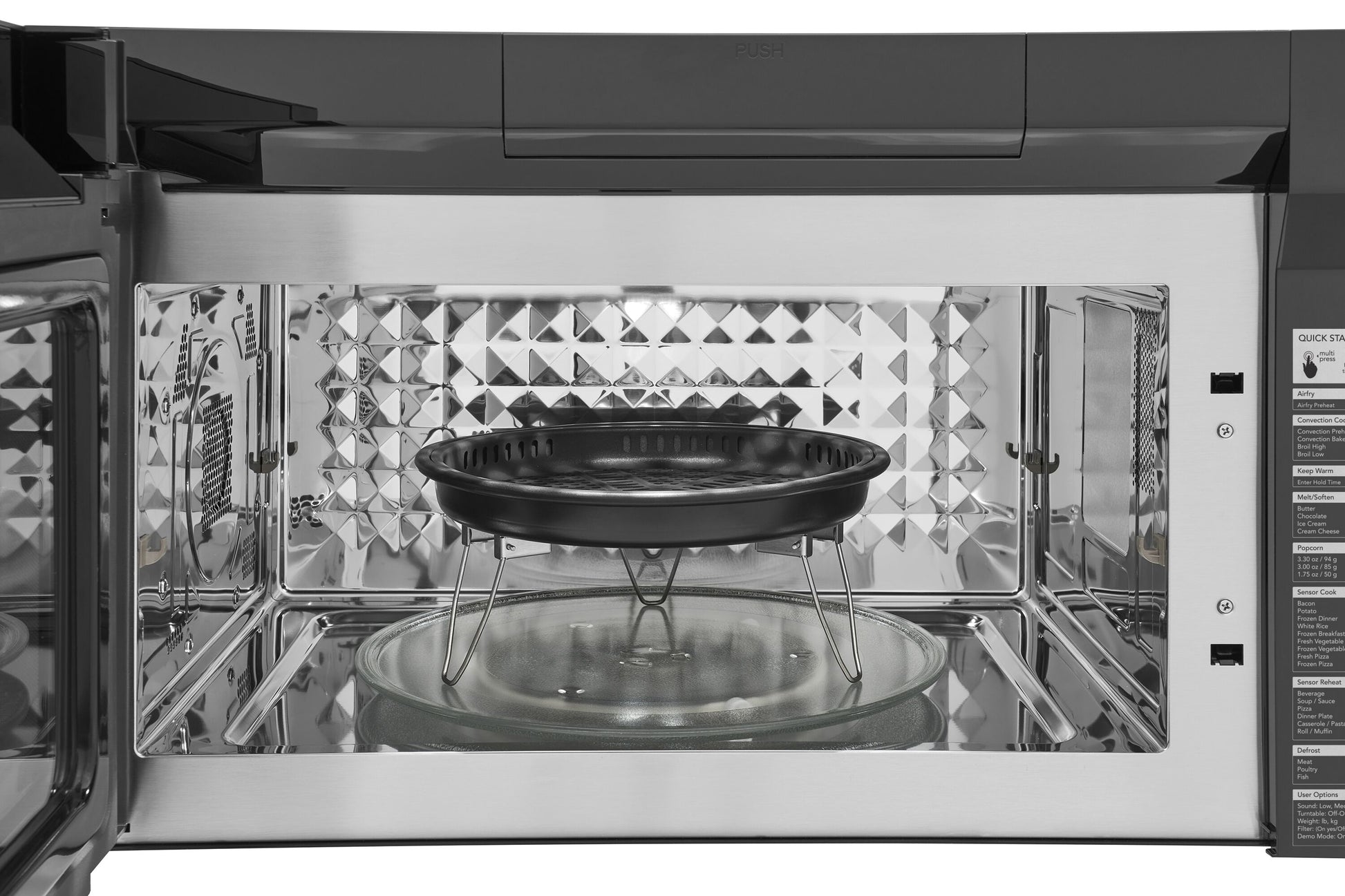 Frigidaire Gallery 1.9-cu ft Air Fry Over-the-Range Convection Microwave with Sensor Cooking (Fingerprint Resistant Stainless Steel)