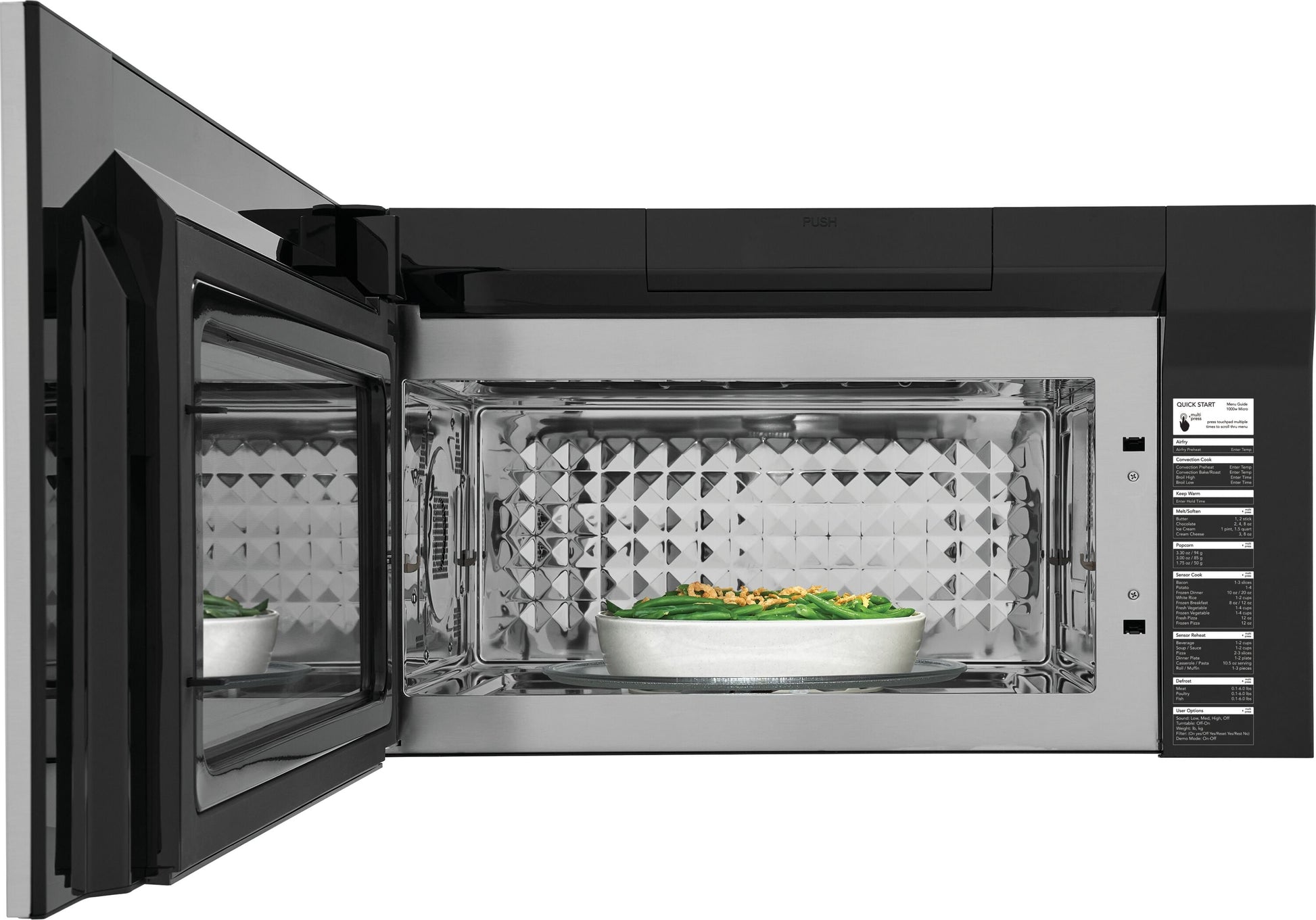 Frigidaire Gallery 1.9-cu ft Air Fry Over-the-Range Convection Microwave with Sensor Cooking (Fingerprint Resistant Stainless Steel)