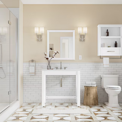 Alpine Reserve Preslar 36-in White ADA Vanity with Engineered Carrara Marble Top, 1703VADA-36-201-925-UM, FINAL PRICE: $499.99 + Tax