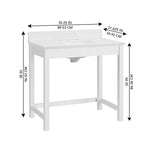 ** Assembly Required ** Alpine Reserve Odell 36-in White ADA Vanity with Engineered Carrara Marble Top, 1808VADA-36-201-925-UM, [FB272], FINAL PRICE: $549.99 + Tax