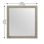 Ellen DeGeneres Valerosa 22-in x 30-in Framed Bathroom Washed Oak Mirror, 1658MR-28-278, FINAL PRICE: $39.99 + Tax