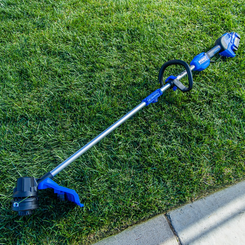 Kobalt 24-volt 14-in Straight Shaft Battery String Trimmer 4.0 Ah (Battery Included) (Charger Included) [FBM-102]