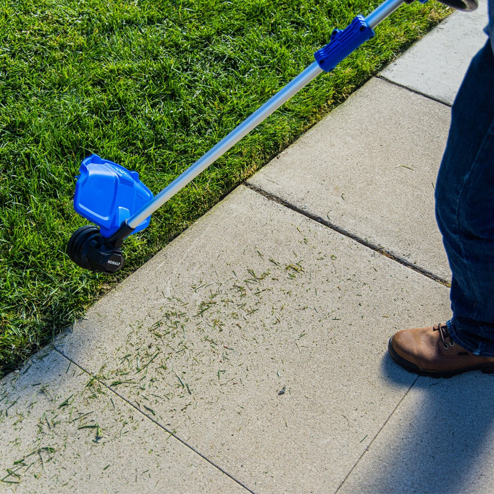 Kobalt 24-volt 14-in Straight Shaft Battery String Trimmer 4.0 Ah (Battery Included) (Charger Included) [FBM-102]