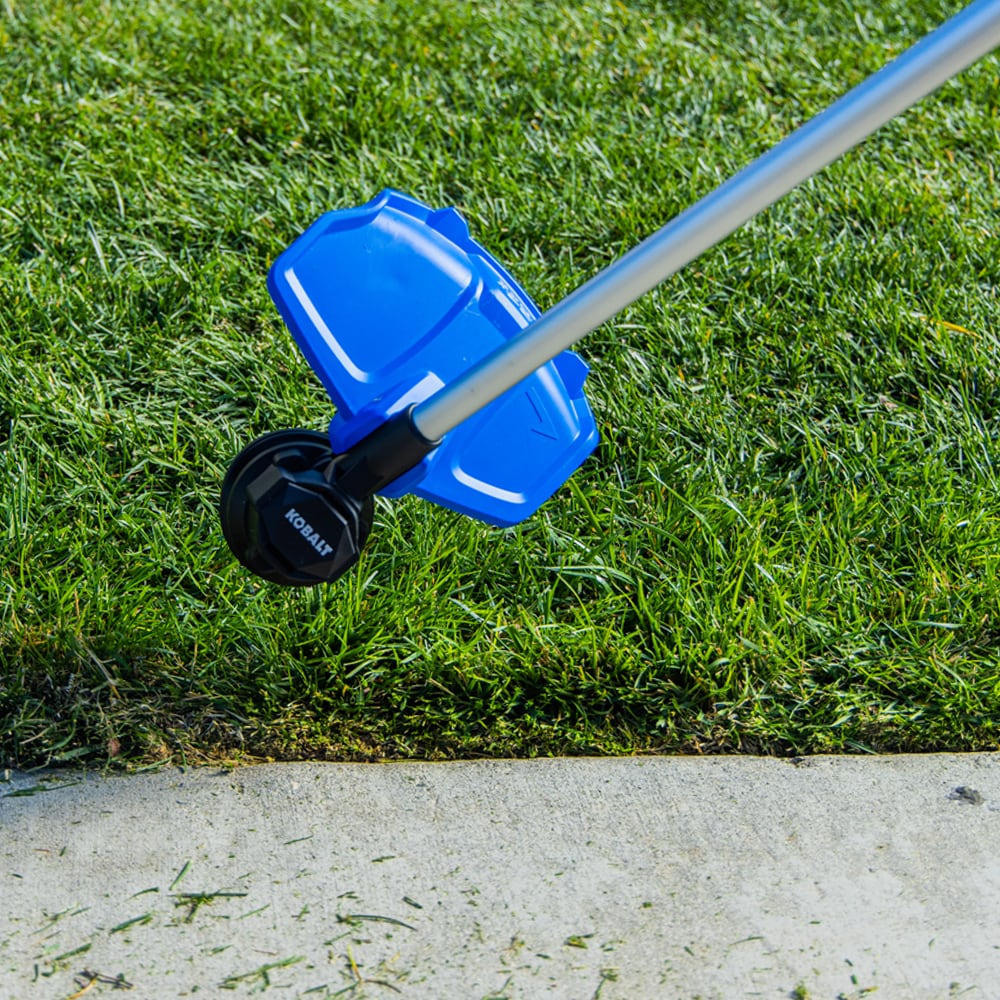 Kobalt 24-volt 14-in Straight Shaft Battery String Trimmer 4.0 Ah (Battery Included) (Charger Included) [FBM-102]