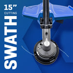 Kobalt 24-volt 15-in Split Shaft Attachment Capable Battery String Trimmer 4.0 Ah (Battery Included) (Charger Included [FBM-103]