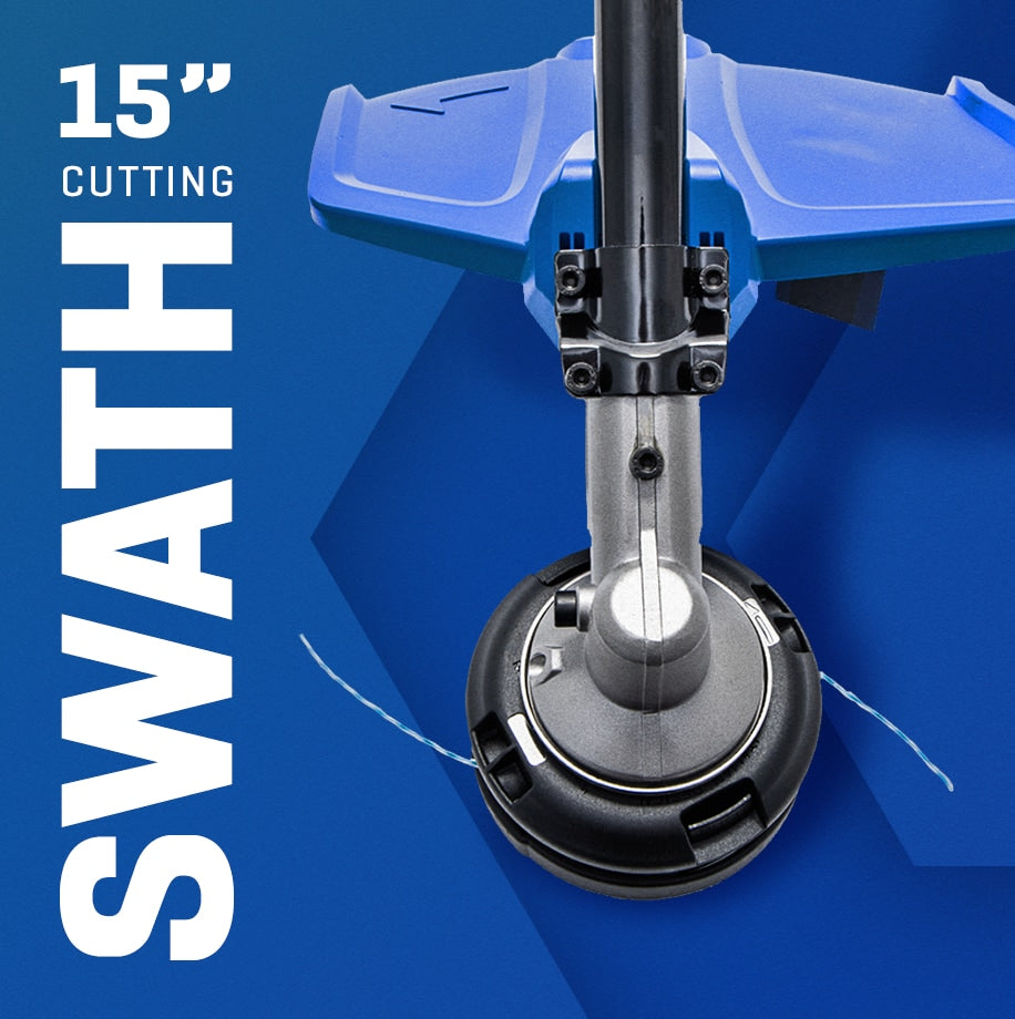Kobalt 24-volt 15-in Split Shaft Attachment Capable Battery String Trimmer 4.0 Ah (Battery Included) (Charger Included [FBM-103]