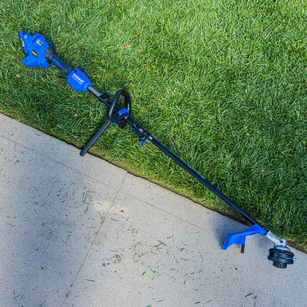 Kobalt 24-volt 15-in Split Shaft Attachment Capable Battery String Trimmer 4.0 Ah (Battery Included) (Charger Included [FBM-103]
