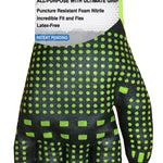 MidWest Quality Gloves, Inc. Medium Green Nitrile dipped Nitrile Everyday Gloves 1 -Pairs