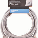 EASTMAN 10-ft 1/4 -in Compression Inlet x 1/4 -in Compression Outlet Stainless steel Ice maker