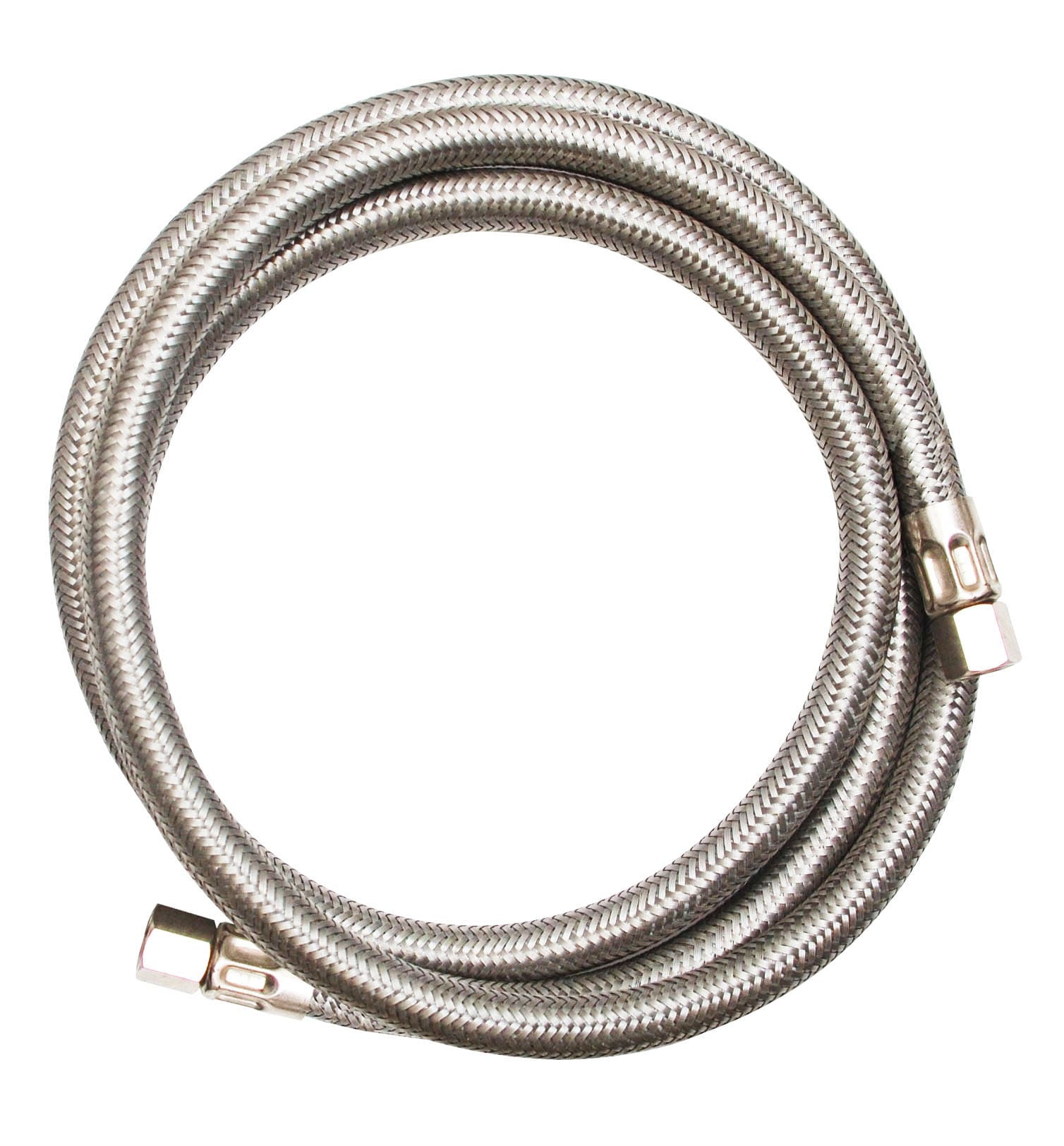 EASTMAN 10-ft 1/4 -in Compression Inlet x 1/4 -in Compression Outlet Stainless steel Ice maker