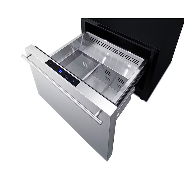 Summit Appliance 24-in Built-in/Freestanding Drawer Refrigerator (Panel-Ready Stainless Steel Front/Back Cabinet), SDR24 *JR2508, Retail: $, FINAL PRICE: $1199.99 + TAX