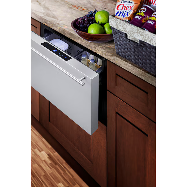Summit Appliance 24-in Built-in/Freestanding Drawer Refrigerator (Panel-Ready Stainless Steel Front/Back Cabinet), SDR24 *JR2508, Retail: $, FINAL PRICE: $1199.99 + TAX