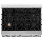 ZLINE KITCHEN & BATH Professional 36-in 6 burners Stainless steel Gas Cooktop