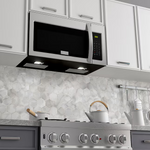 ZLINE KITCHEN & BATH 1.5-cu ft 29.75-in Over-the-Range Convection Microwave with Sensor Cooking (Stainless Steel), MWO-OTR-30 *JR2507, Retail: $629.95, FINAL PRICE: $349.99 + TAX