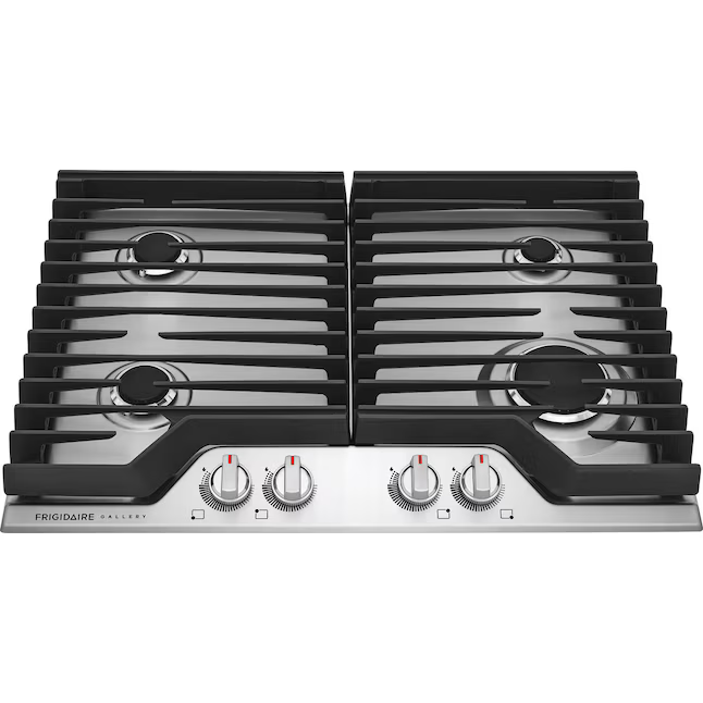 Frigidaire Gallery 30-in 4 burners Stainless Steel Gas Cooktop, GCCG3046AS *JR2510, Retail: $1,099.00, FINAL PRICE: $599.99 + TAX