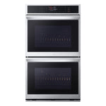 LG 30 inch Double Electric Wall Oven with Air Fry Self-cleaning ( PrintProof Stainless Steel )