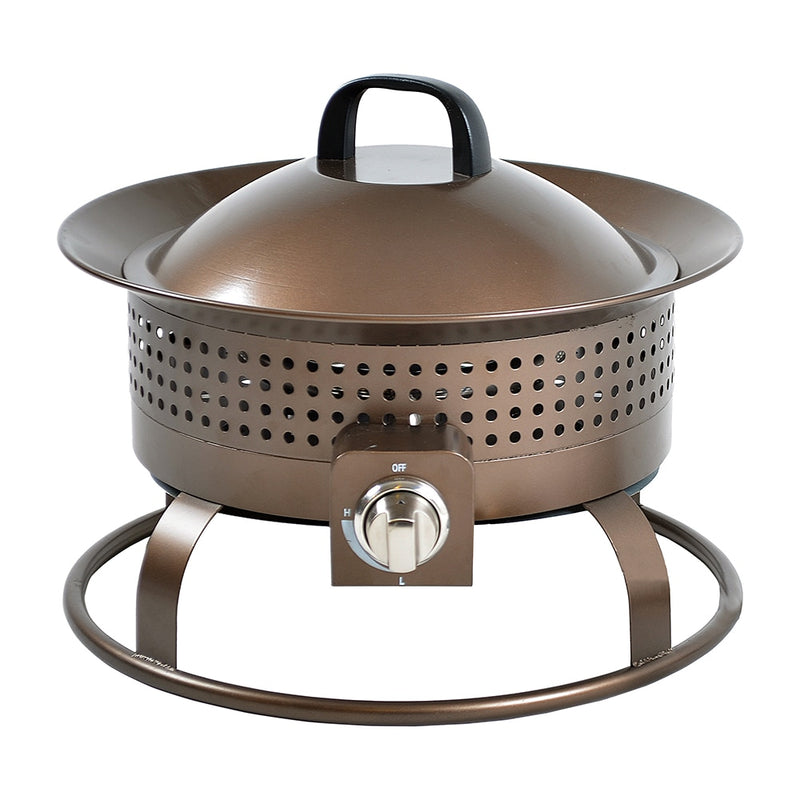 Bond 18.5-in W 54000 Maximum BTUs Steel Round Portable Liquid propane Fire pit