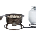 Bond 18.5-in W 54000 Maximum BTUs Steel Round Portable Liquid propane Fire pit