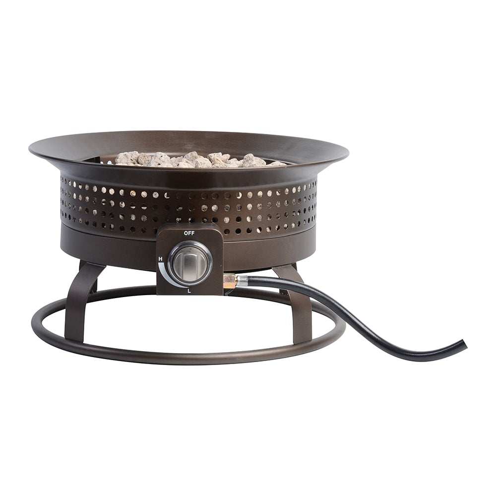 Bond 18.5-in W 54000 Maximum BTUs Steel Round Portable Liquid propane Fire pit