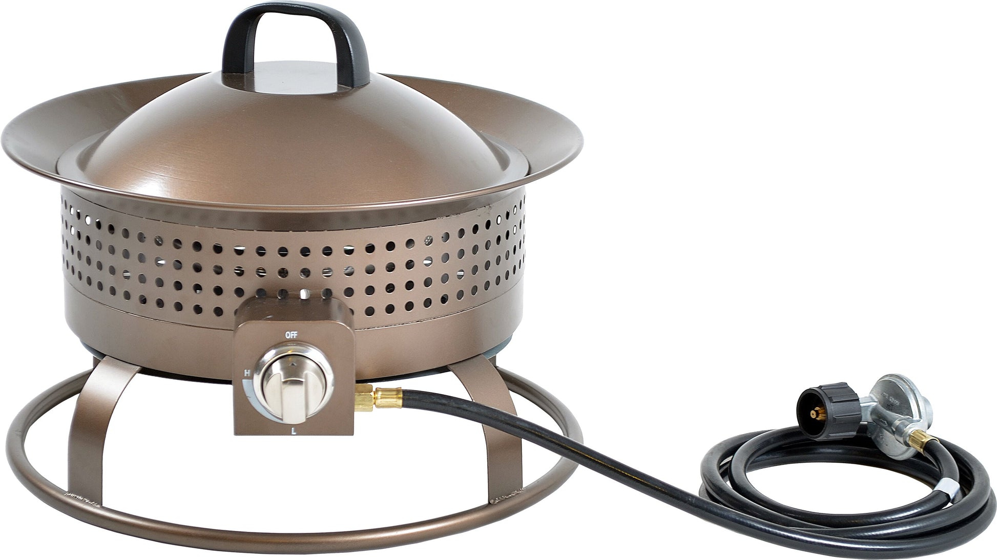 Bond 18.5-in W 54000 Maximum BTUs Steel Round Portable Liquid propane Fire pit